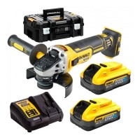 Akumuliatorinis kampinis šlifuoklis DeWALT DCG405H2T 2x5 Ah POWERSTACK